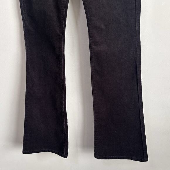 Kut From The Kloth Karen Baby Bootcut Pants Jeans 4 Charcoal Corduroy 29x32 NEW - Picture 2 of 9